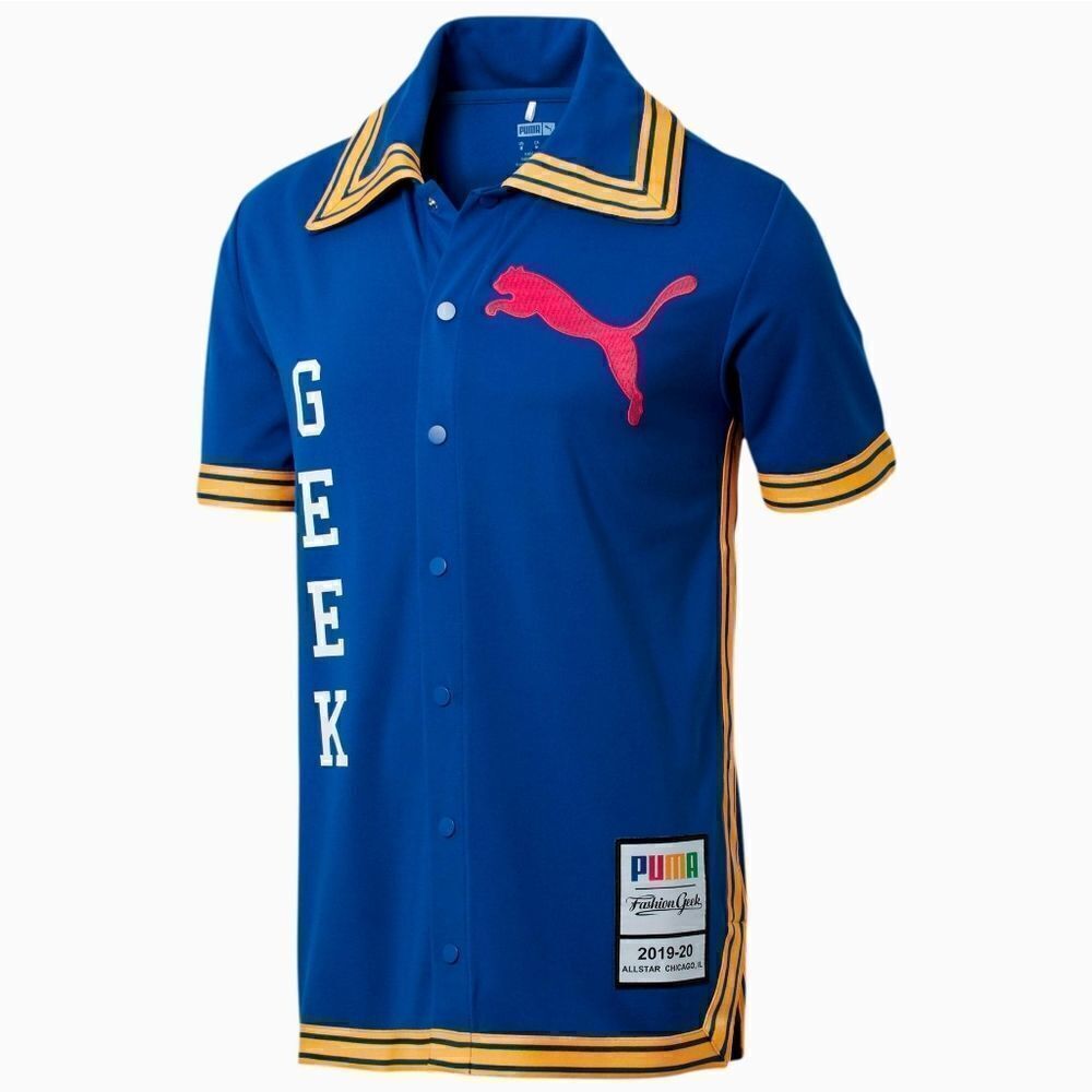 Puma X Fashion Geek NBA All-Star Game Men's Shirt Blue Yellow Red West East New